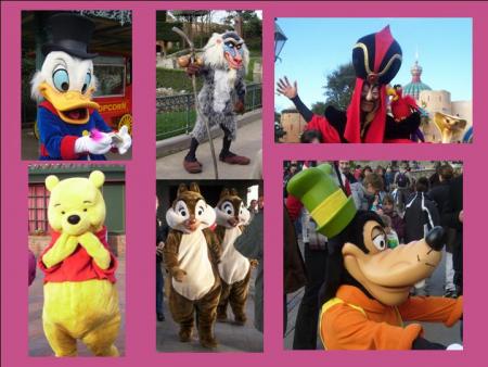 les personnages...